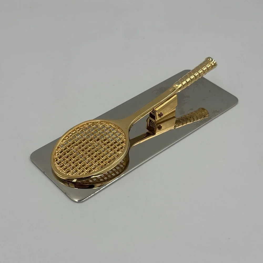 Vintage‎ Tennis Racquet Paper Clip/Paperweight